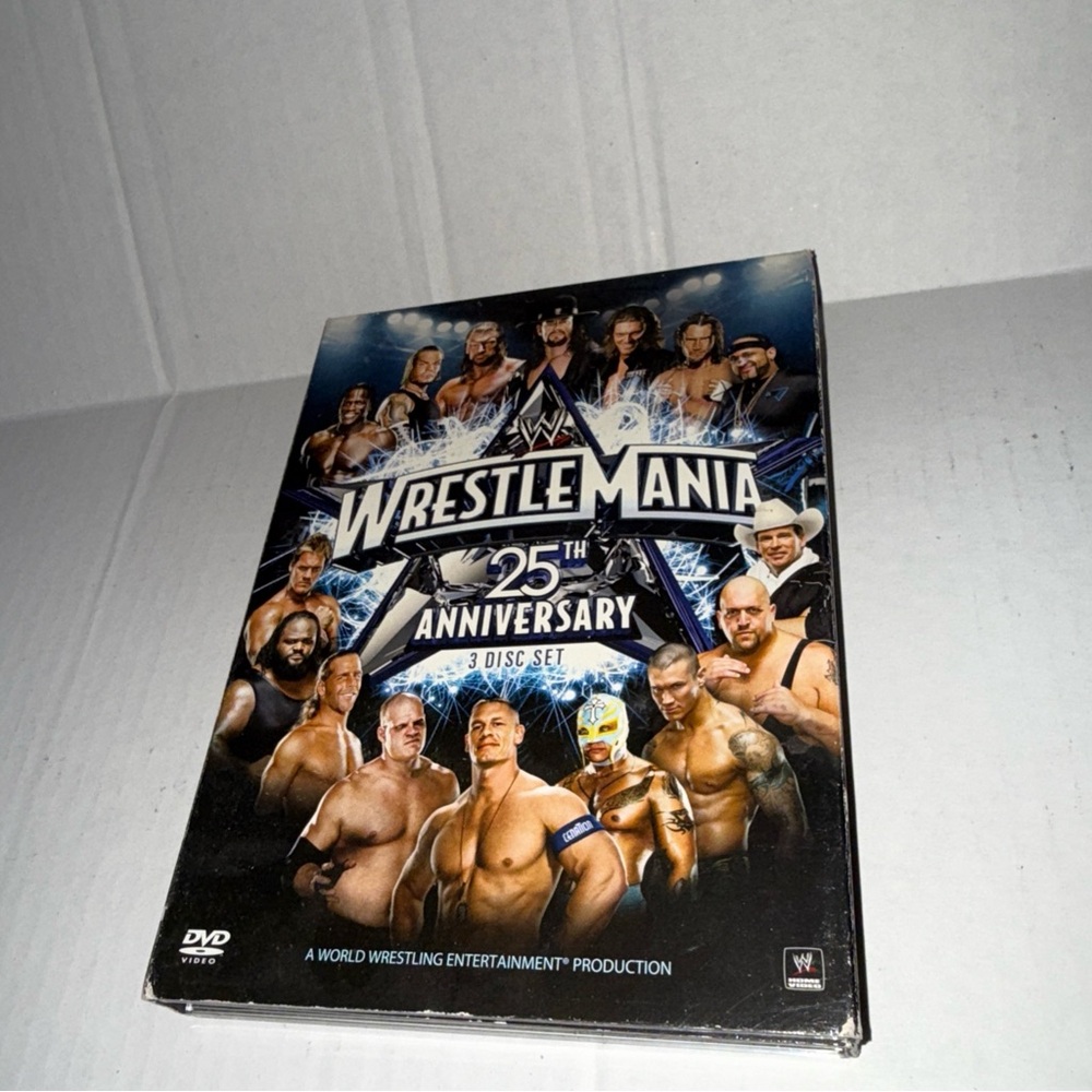 Wrestlemania 25th Anniversary DVD 3 Disc Set WWE WWF.
